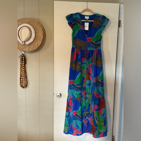 Sugarlips Malton tropical evianna dress size M - Picture 4 of 10